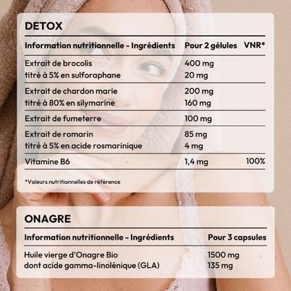 Pack Onagre &amp; Détox
